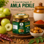 Annai Organic Traditional Amla Pickle | Homemade Indian Gooseberry Pickle | Authentic South Indian Recipe | Rich in Flavor | 100g