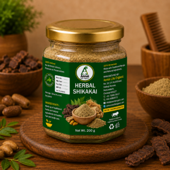 Annai Life Organic Herbal Shikakai Powder for Healthy Hair Care Traditional Herbal Hair Wash Powder 200g