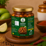 Mango Pickle Traditional South Indian Homemade Recipe Rich Spicy Flavor Annai Life Organic 100g