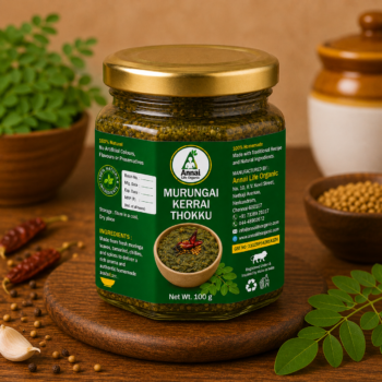 Murungai Keerai Thokku Traditional Drumstick Leaves Chutney Homemade South Indian Recipe 100g – Annai Life Organic