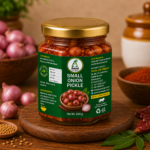 Small Onion Pickle Traditional South Indian Homemade Recipe Rich Spicy Flavor Annai Life Organic 100g