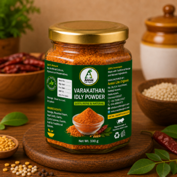 Varakathan Idly Powder – Traditional Millet South Indian Blend Annai Life Organic